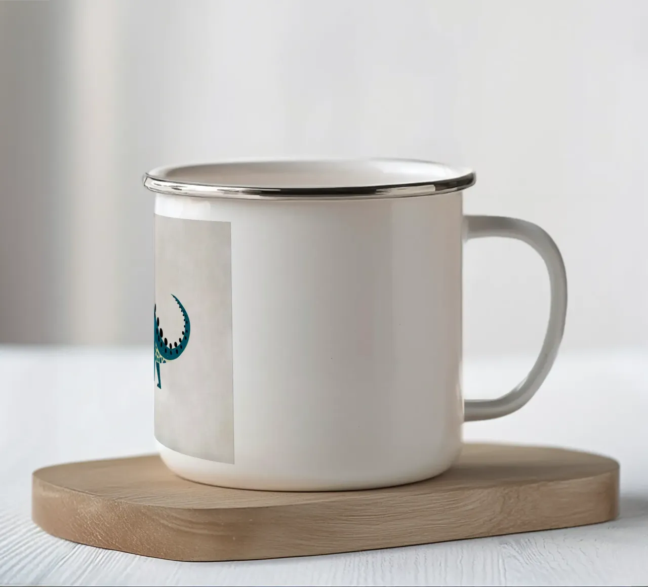Boho Nursery 8 Dinosaur 3 tazza in smalto da Boho Print Collection