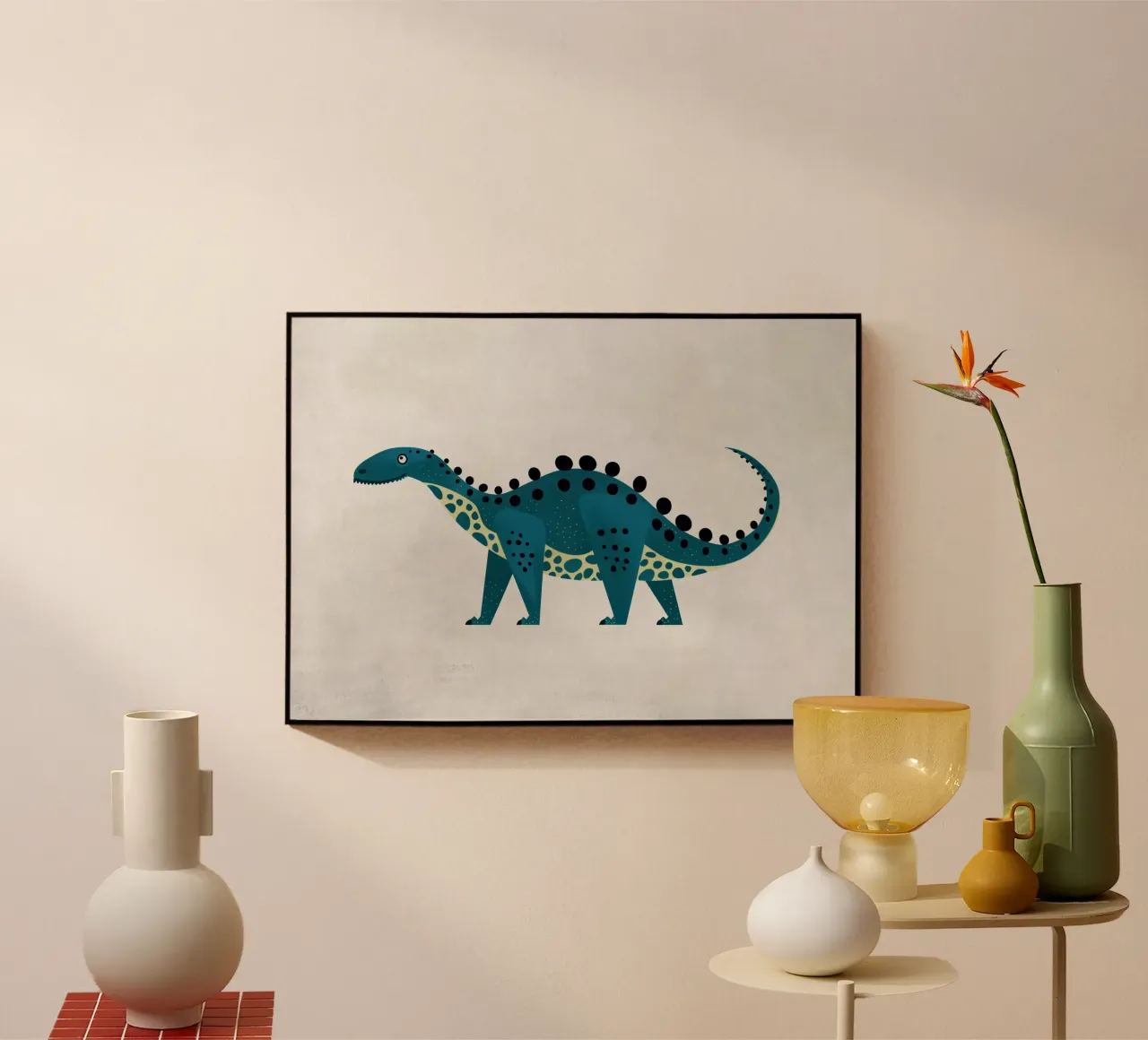 Boho Nursery 8 Dinosaur 3 plexiglass da Boho Print Collection
