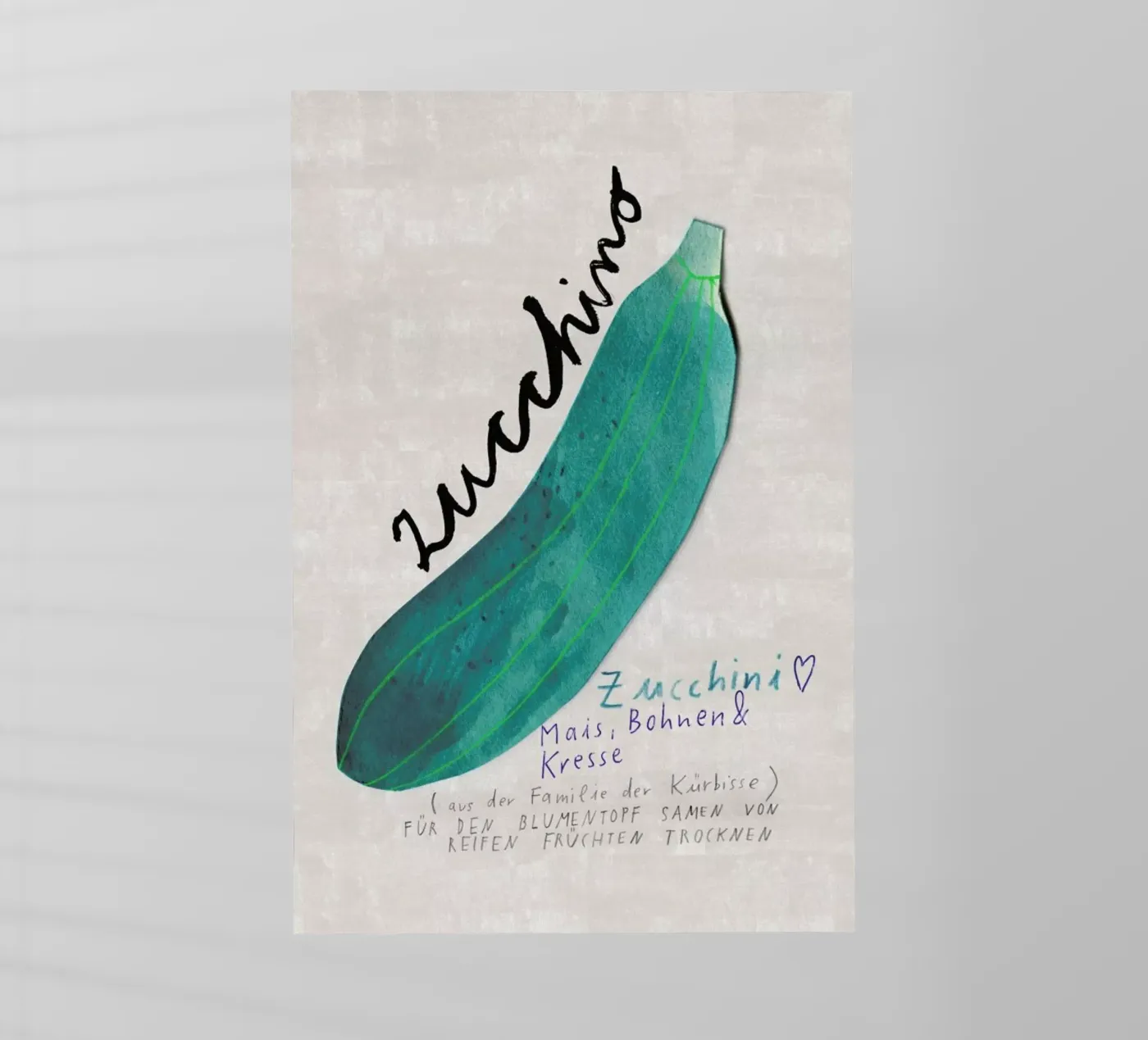 Zucchini pellicola backlit da Rinah Lang