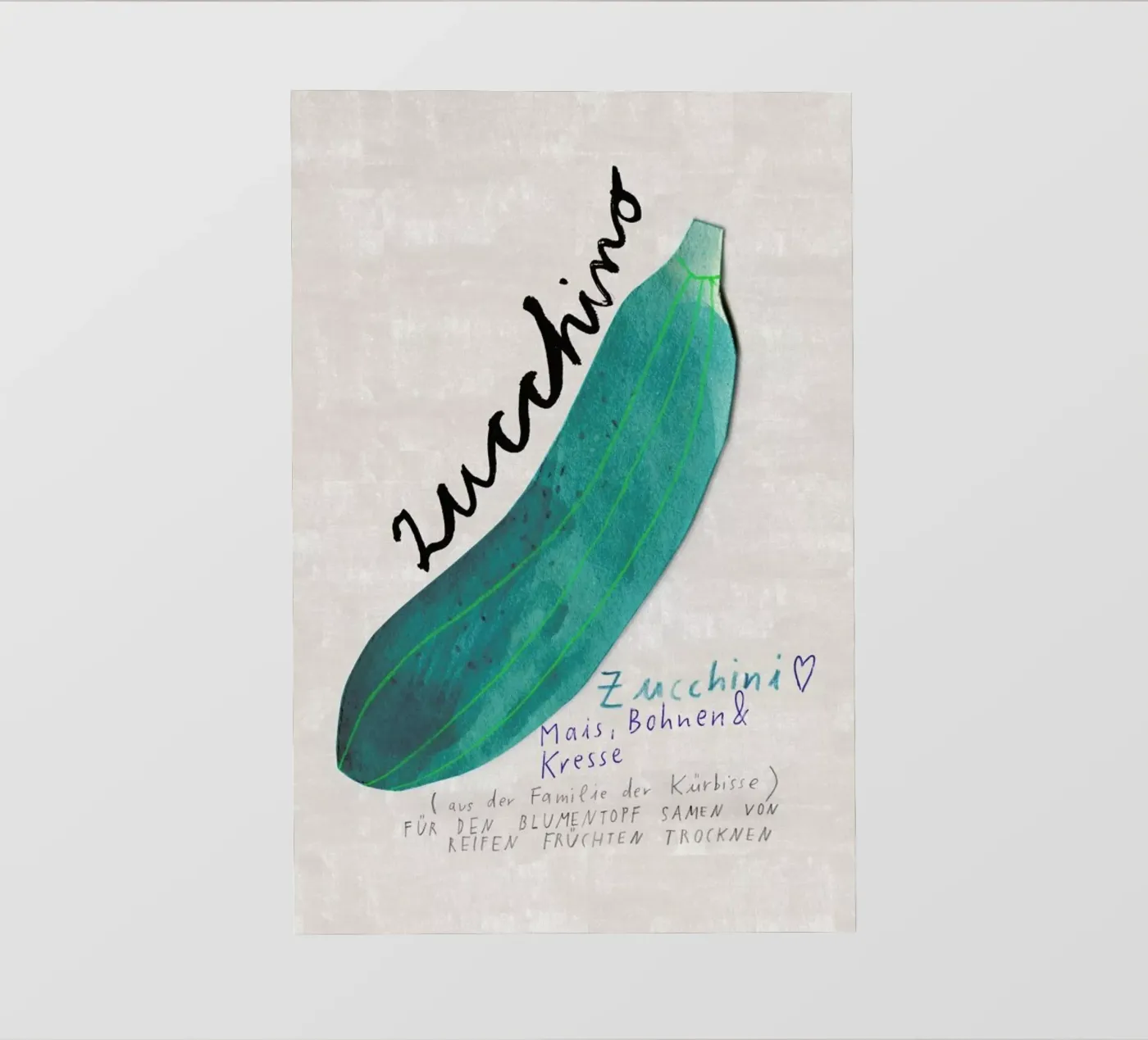 Zucchini pellicola backlit da Rinah Lang