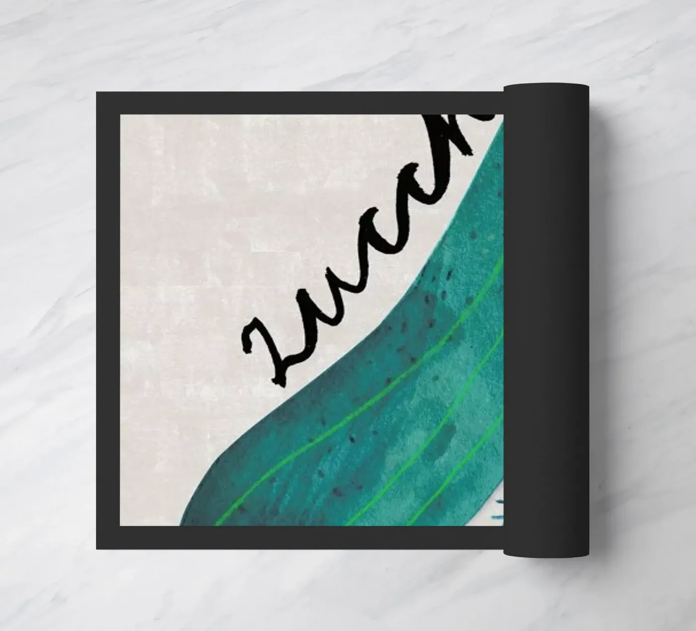 Zucchini doormat by Rinah Lang