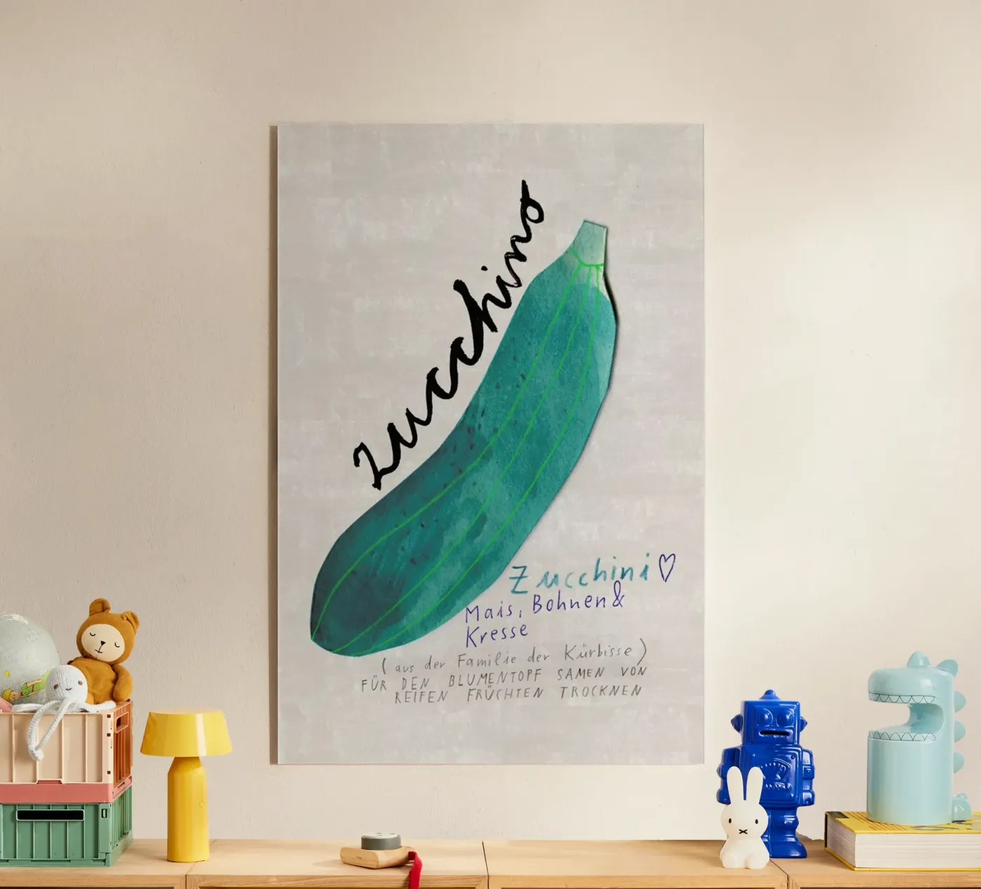 Zucchini plexiglas de Rinah Lang