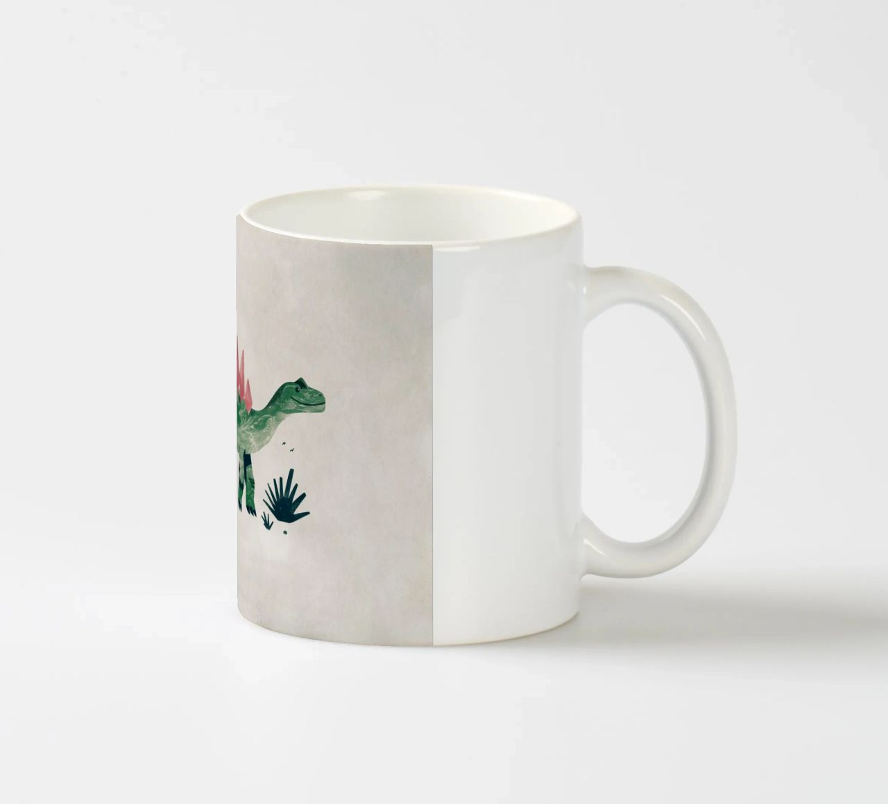 Boho Nursery 8 Dinosaur 4 taza de cerámica de Boho Print Collection