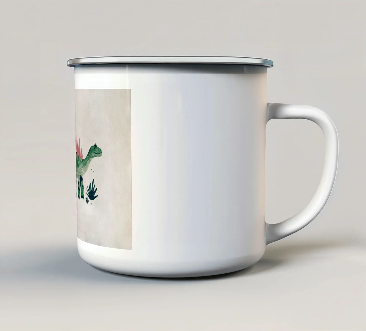 Boho Nursery 8 Dinosaur 4 taza de esmalte de Boho Print Collection
