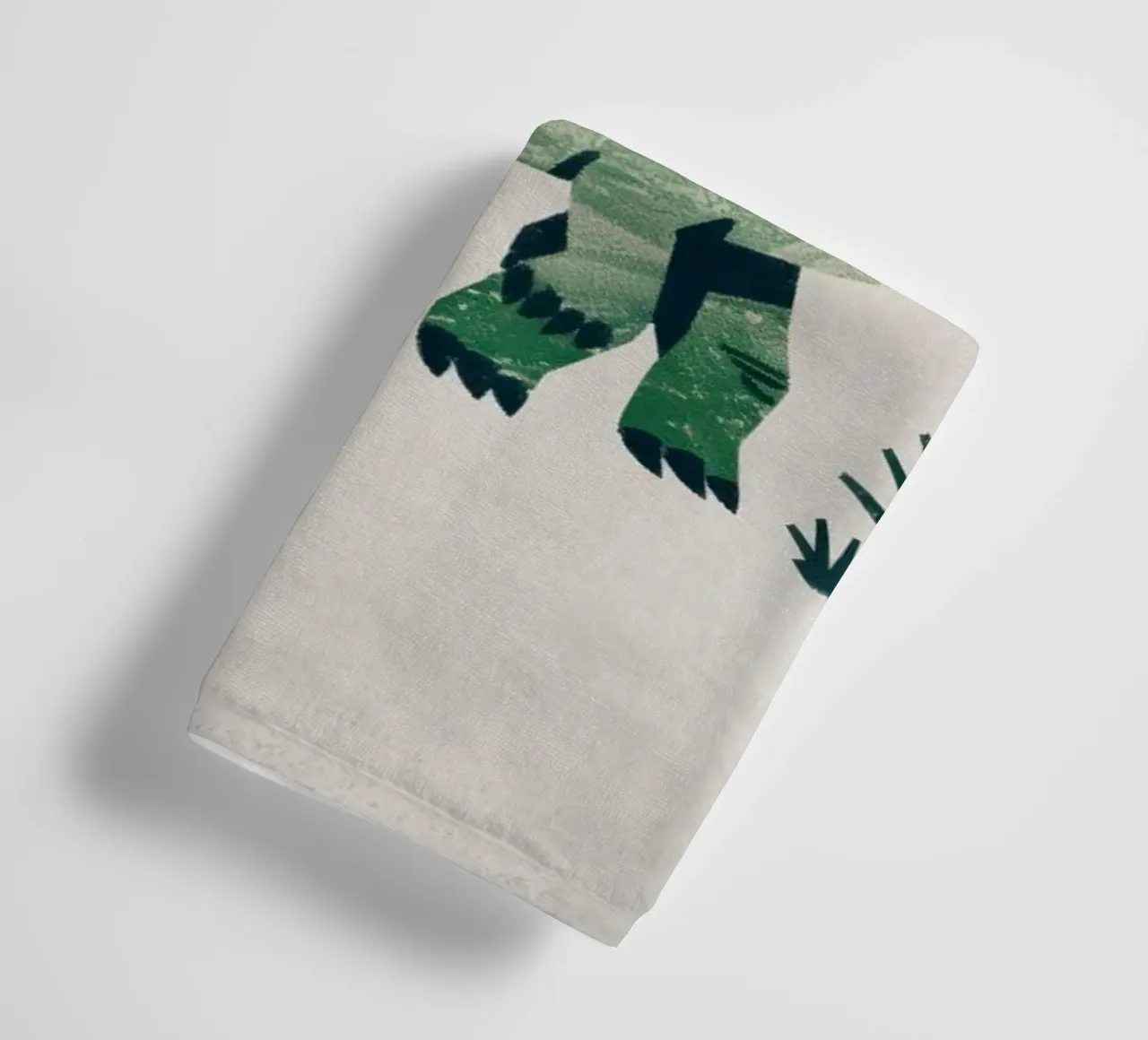 Boho Nursery 8 Dinosaur 4 asciugamano da bagno da Boho Print Collection