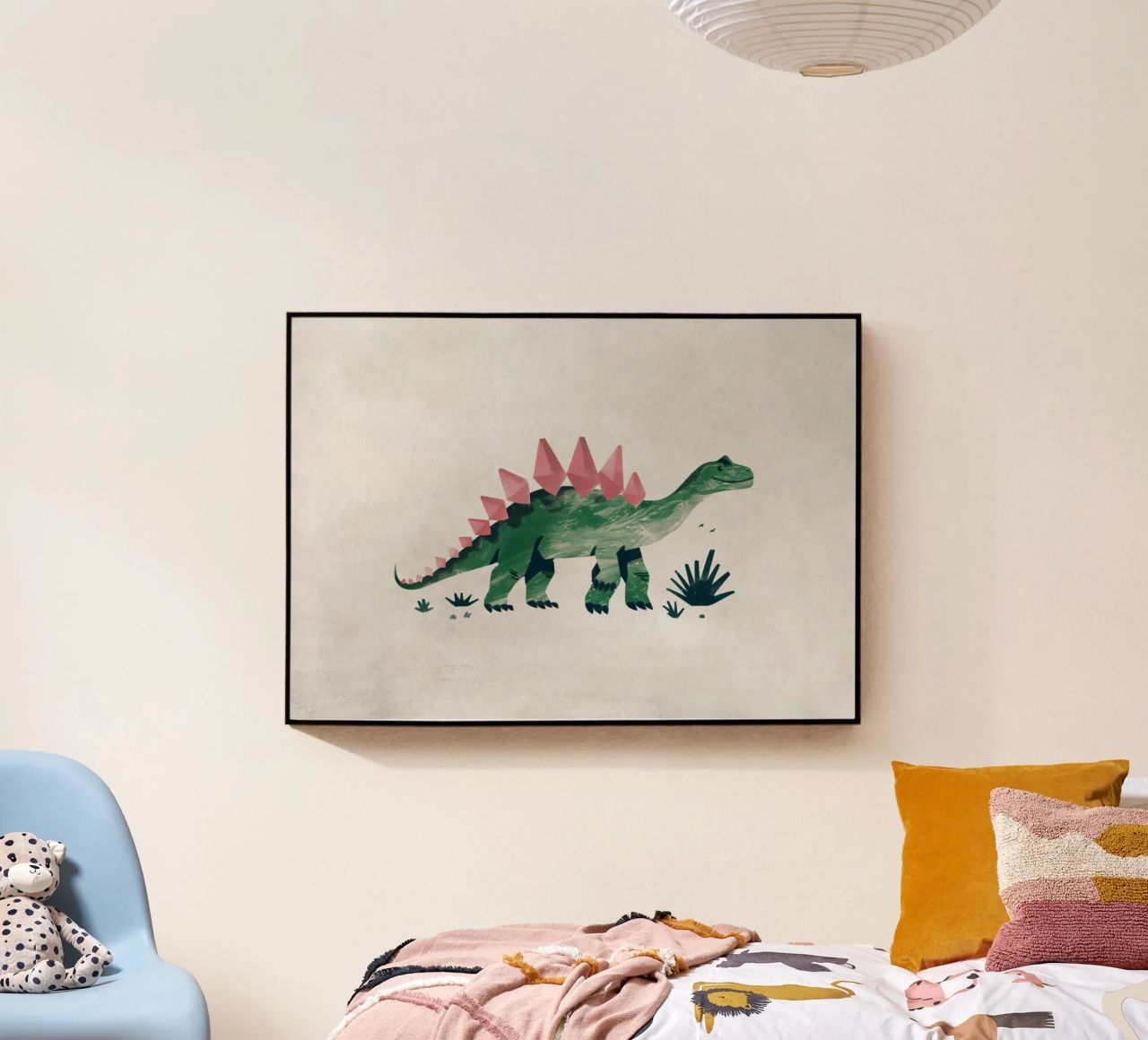 Boho Nursery 8 Dinosaur 4 metacrilato de Boho Print Collection