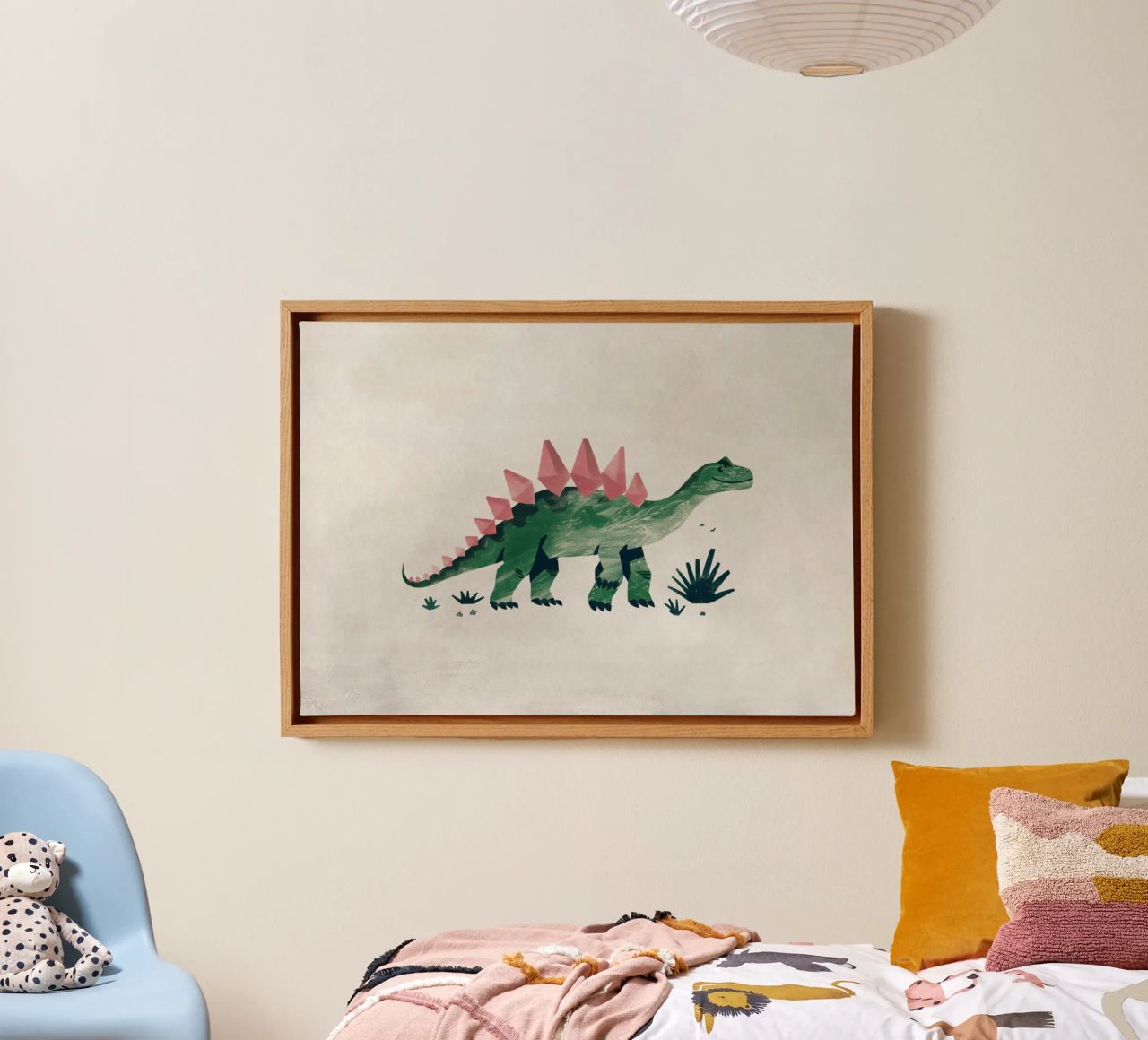 Boho Nursery 8 Dinosaur 4 lienzo de Boho Print Collection