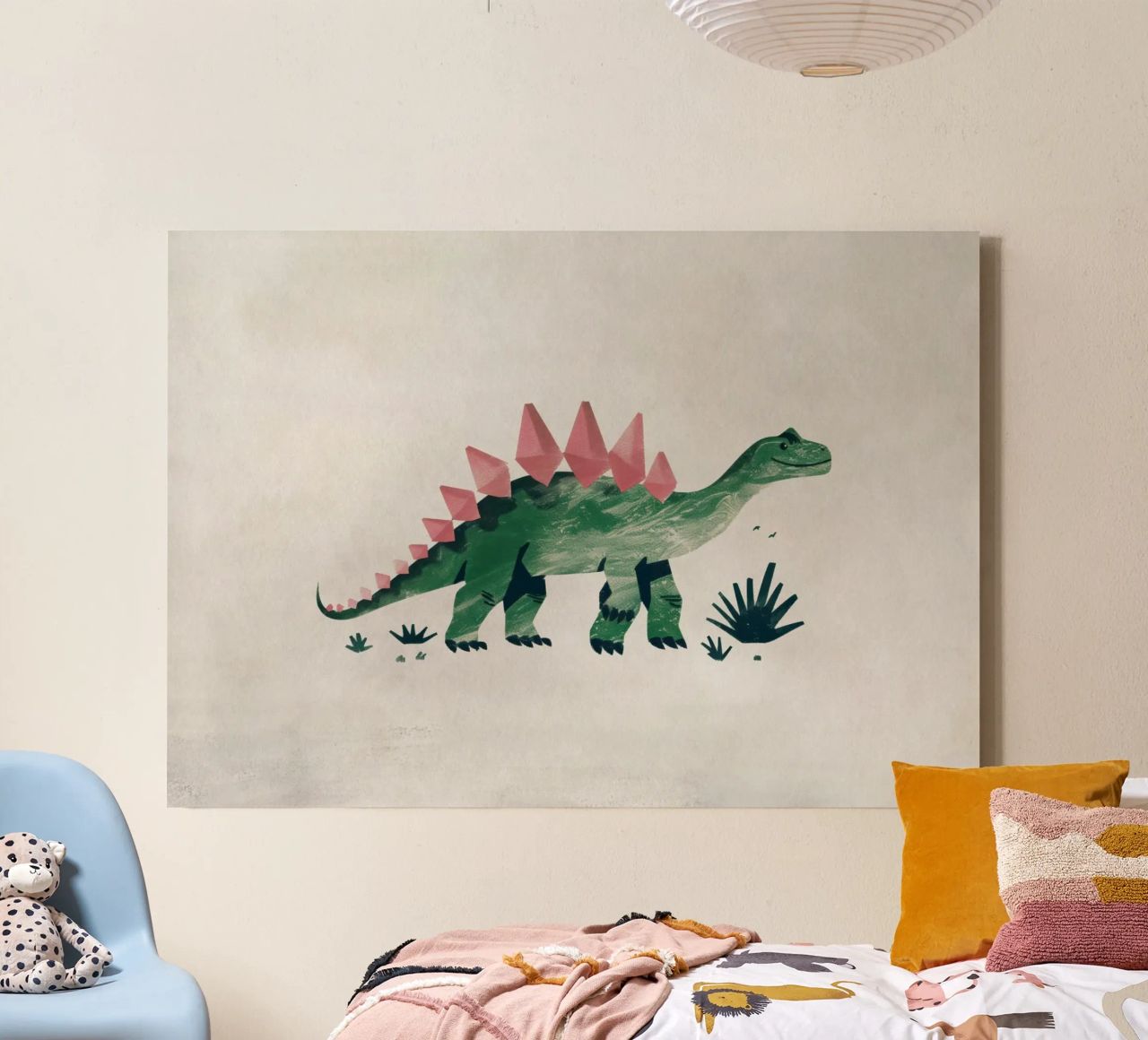 Boho Nursery 8 Dinosaur 4 lienzo de Boho Print Collection