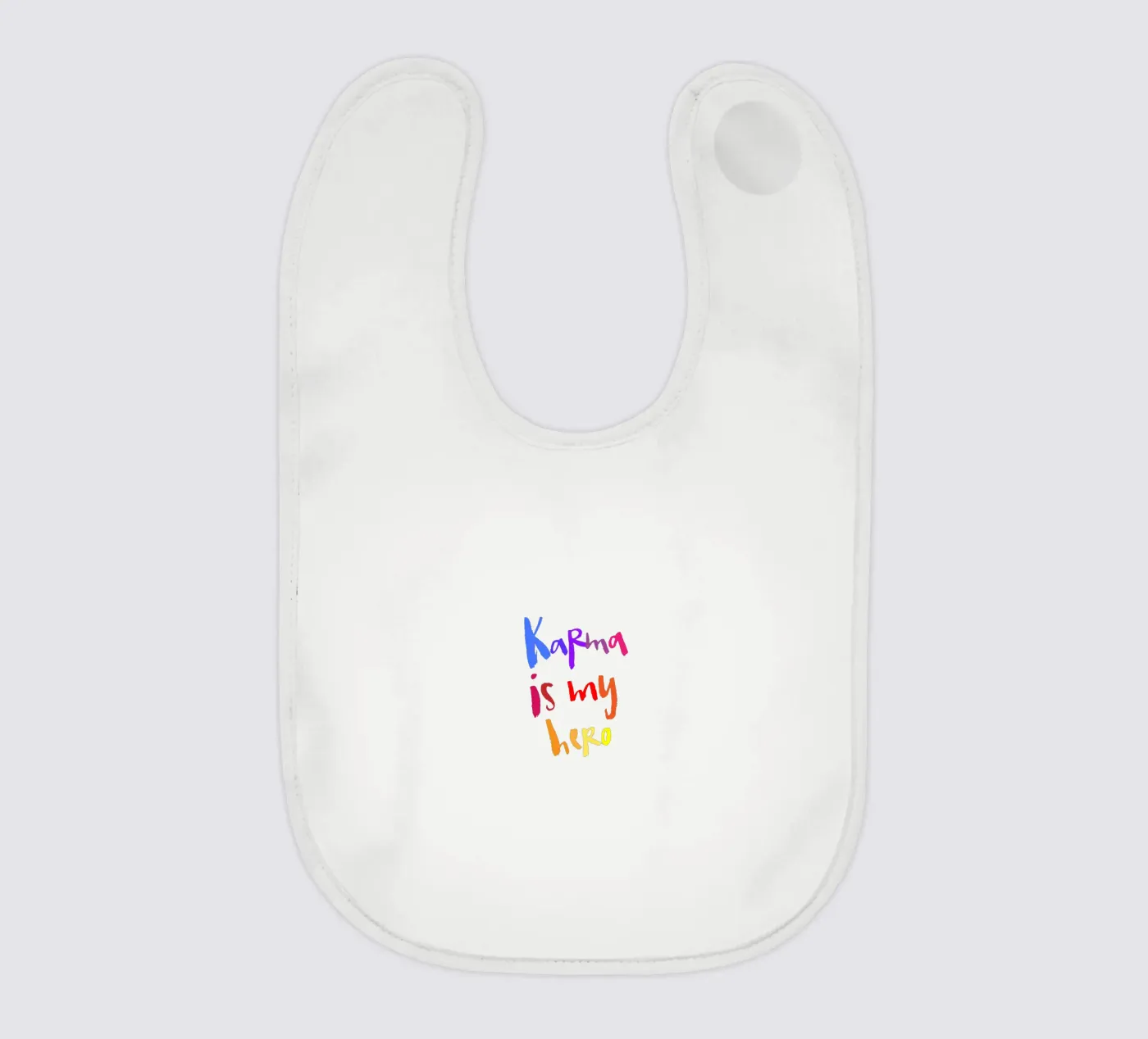 Karma Babylätzchen von Brushmeetspaper