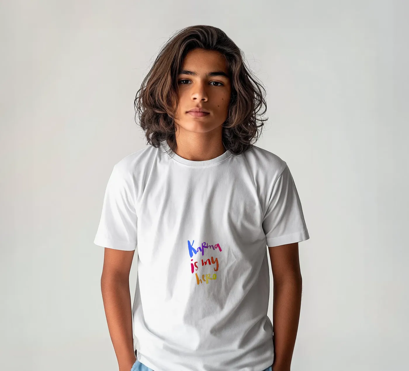 Karma t-shirt bambini da Brushmeetspaper