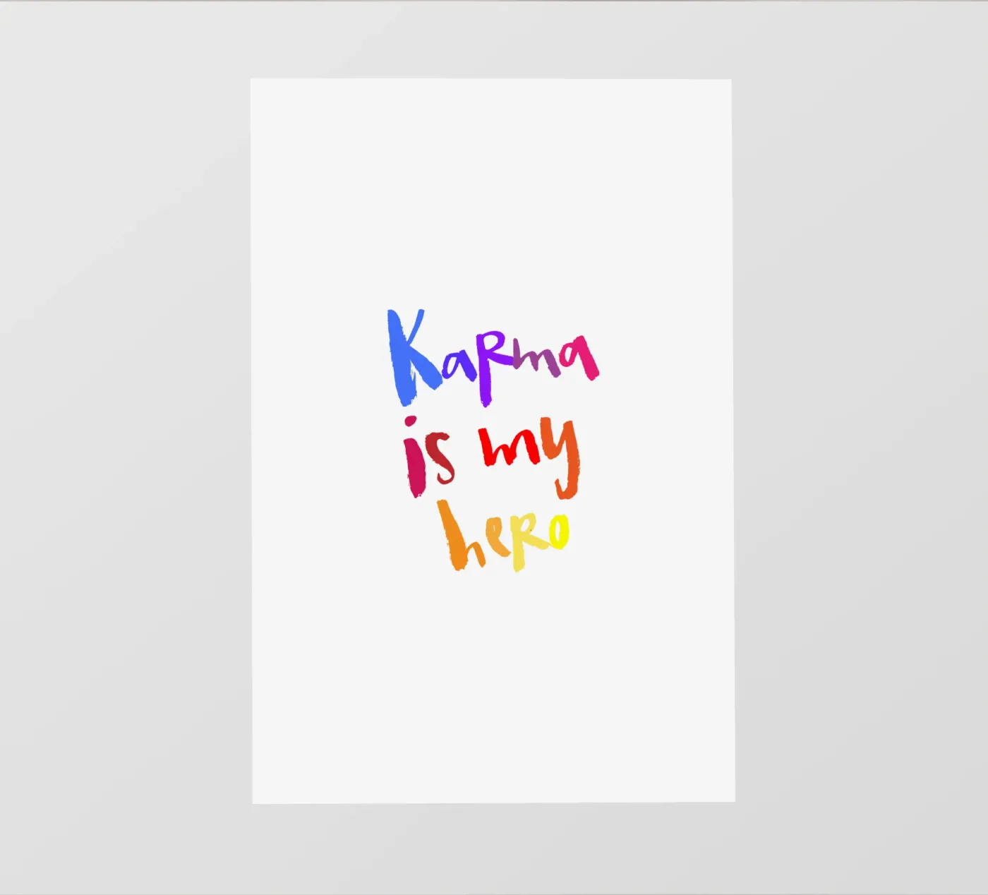 Karma pellicola backlit da Brushmeetspaper