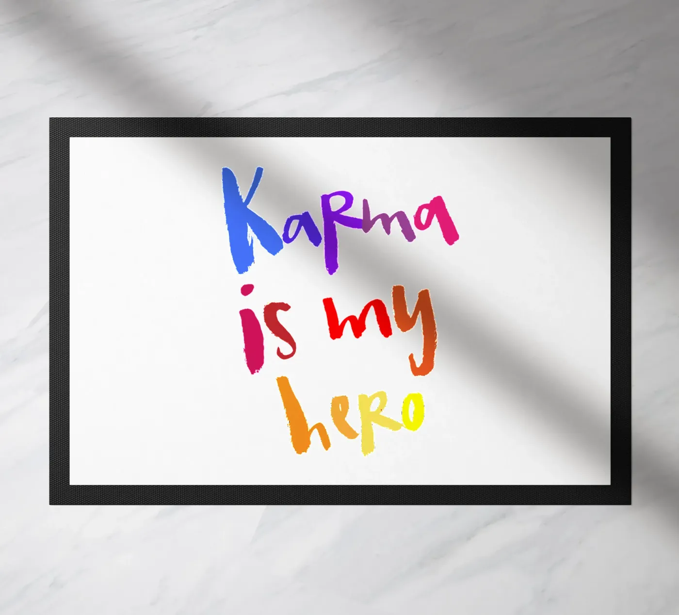 Karma deurmat van Brushmeetspaper