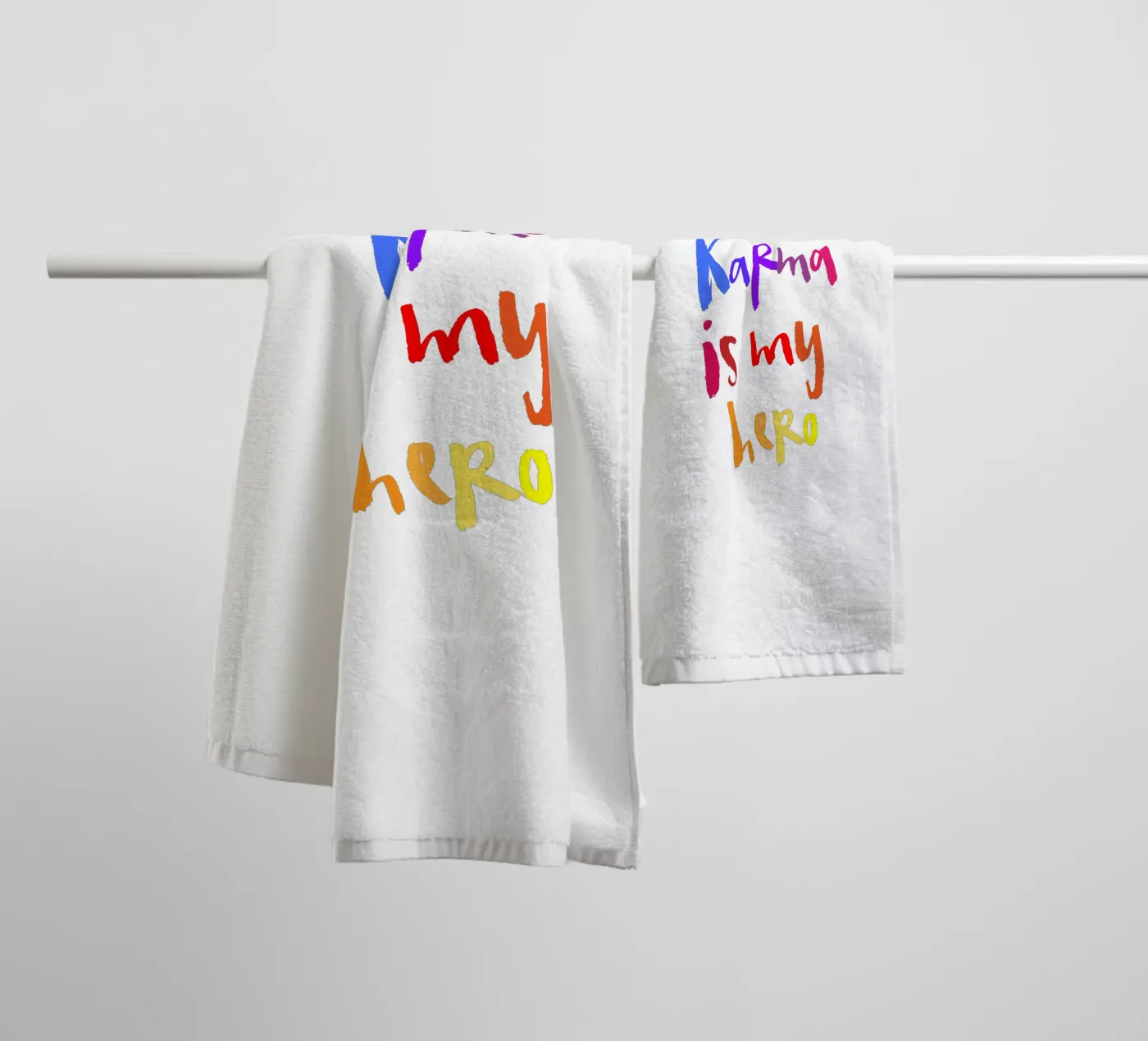 Karma towel by Brushmeetspaper