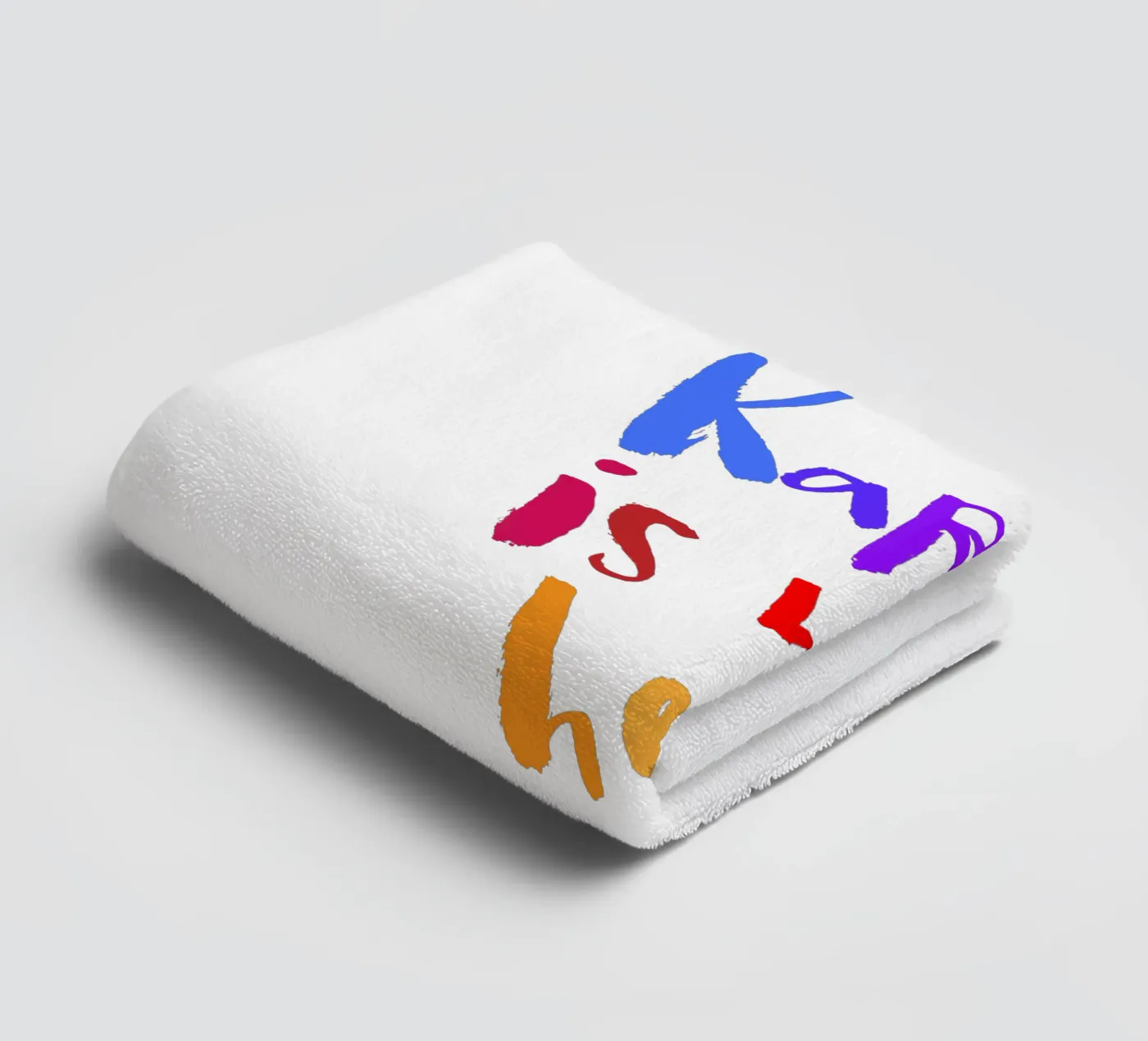Karma towel by Brushmeetspaper