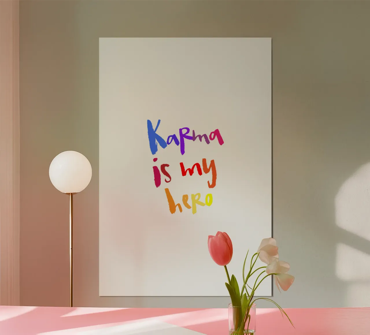 Karma poster con telaio in plastica da Brushmeetspaper