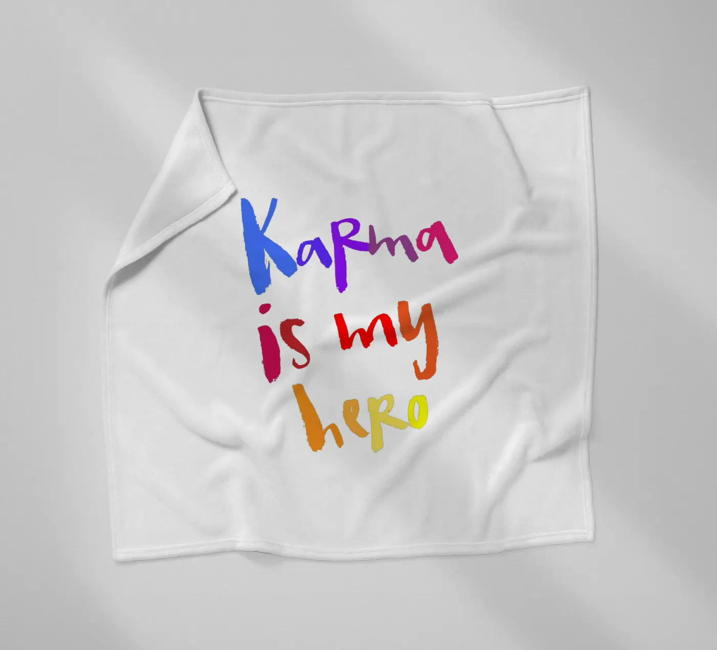 Karma Fleecedecke von Brushmeetspaper
