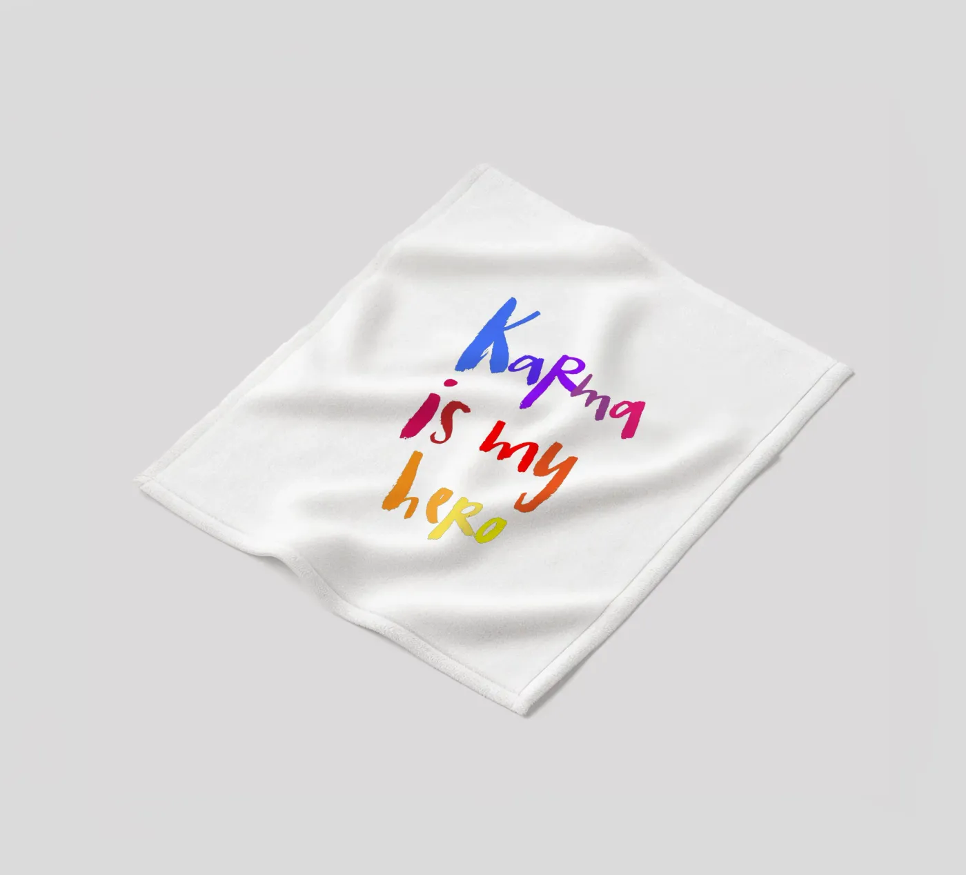 Karma Fleecedecke von Brushmeetspaper