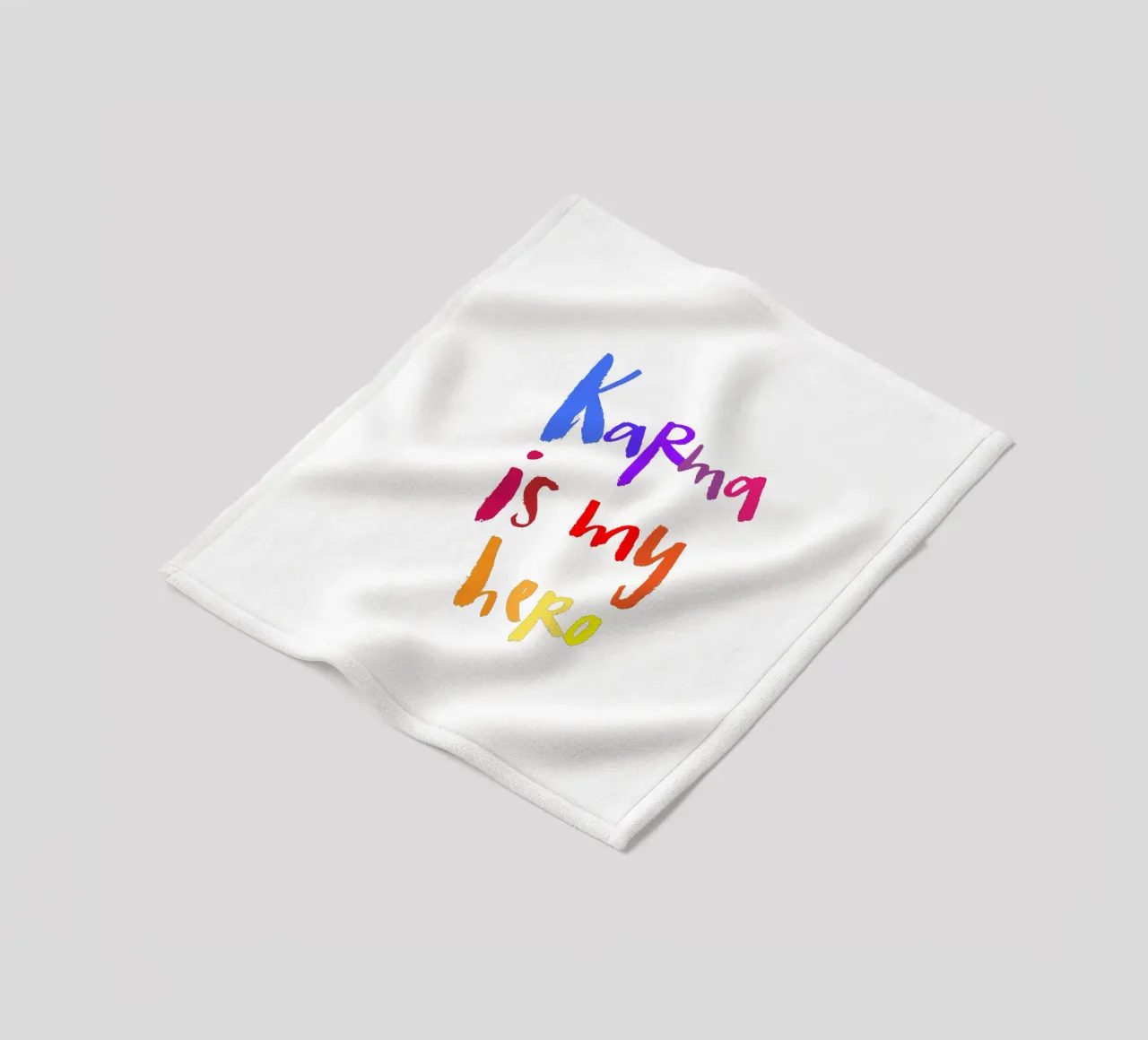 Karma Fleecedecke von Brushmeetspaper