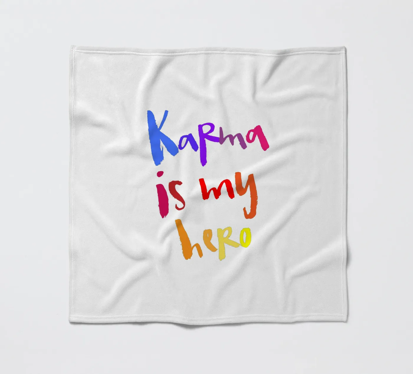 Karma Fleecedecke von Brushmeetspaper