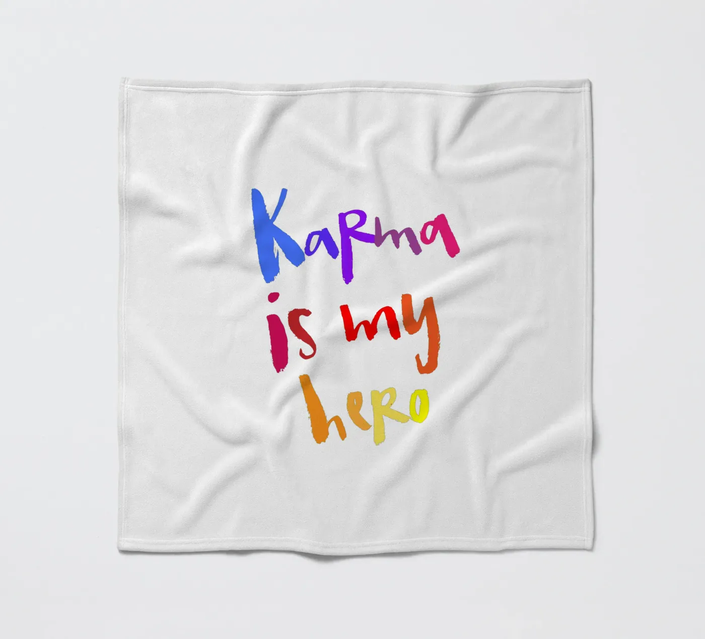 Karma fleecedeken van Brushmeetspaper