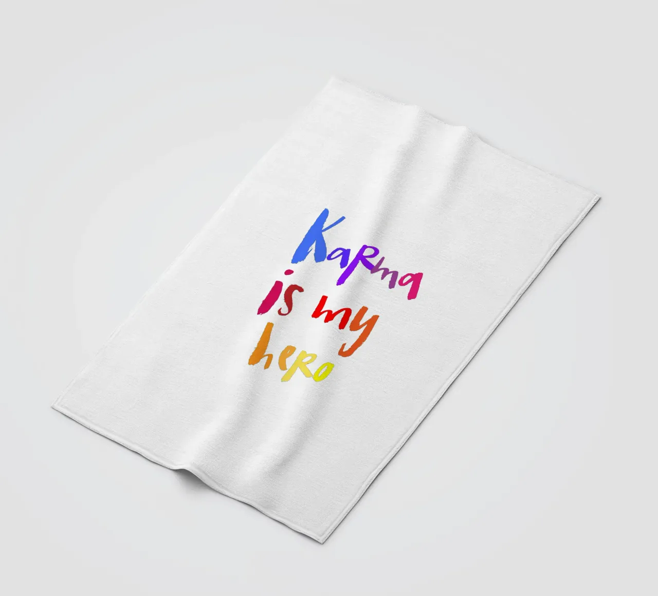 Karma Fleecedecke von Brushmeetspaper