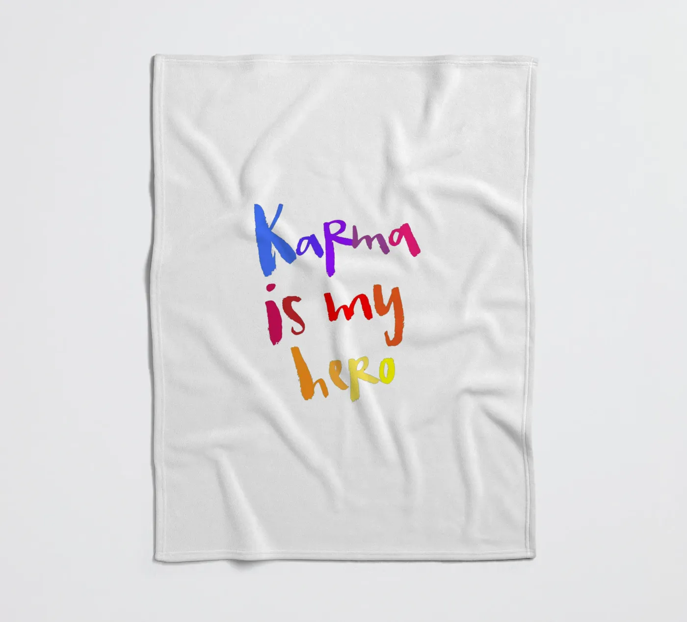 Karma Fleecedecke von Brushmeetspaper