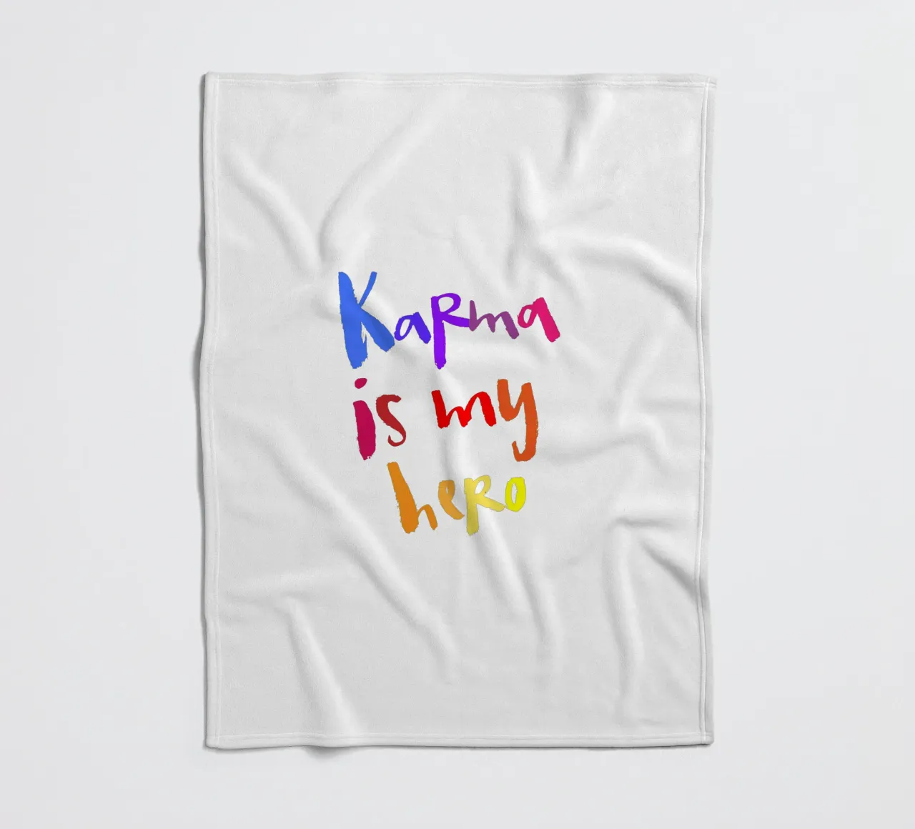 Karma Fleecedecke von Brushmeetspaper