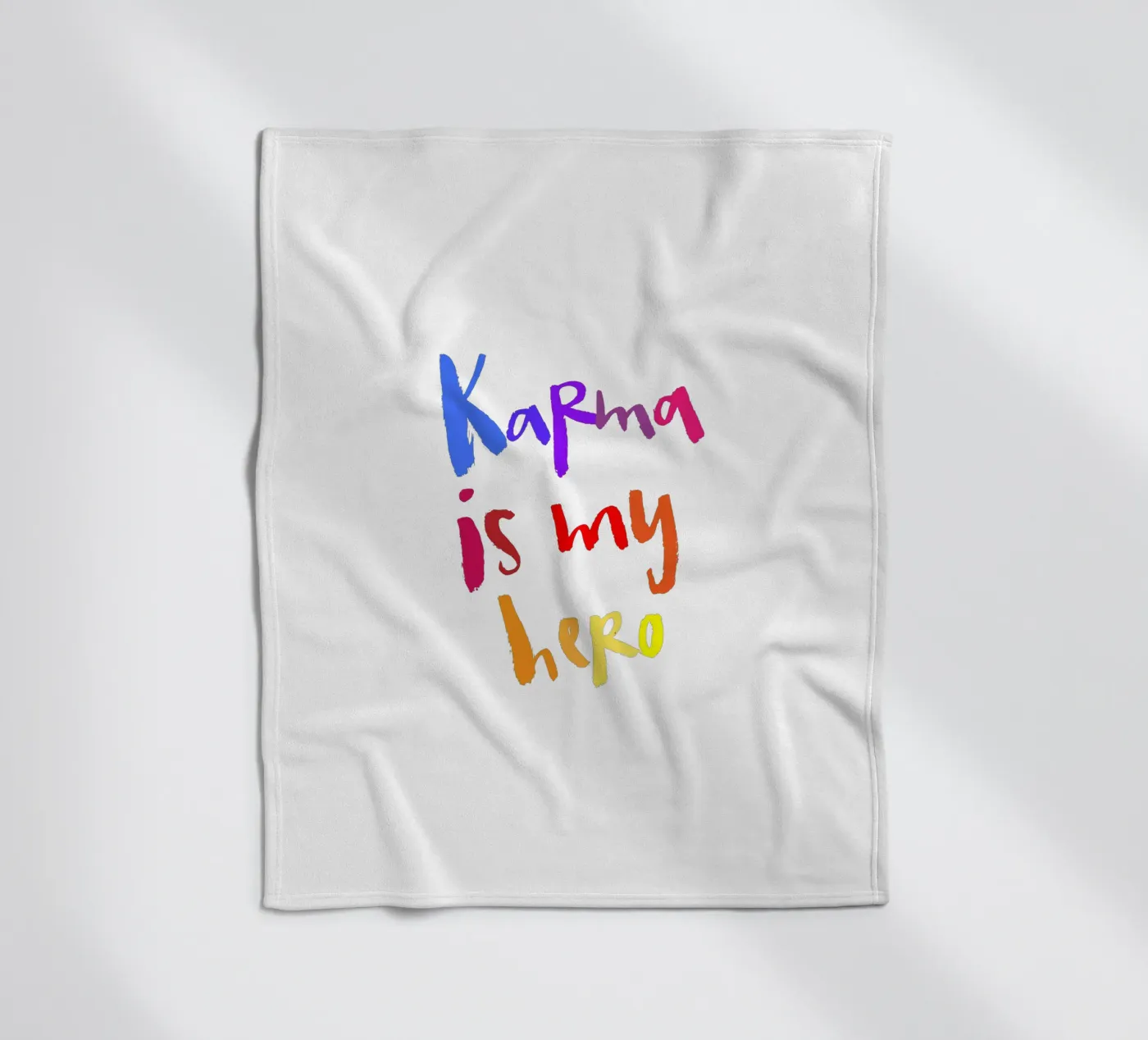 Karma Fleecedecke von Brushmeetspaper
