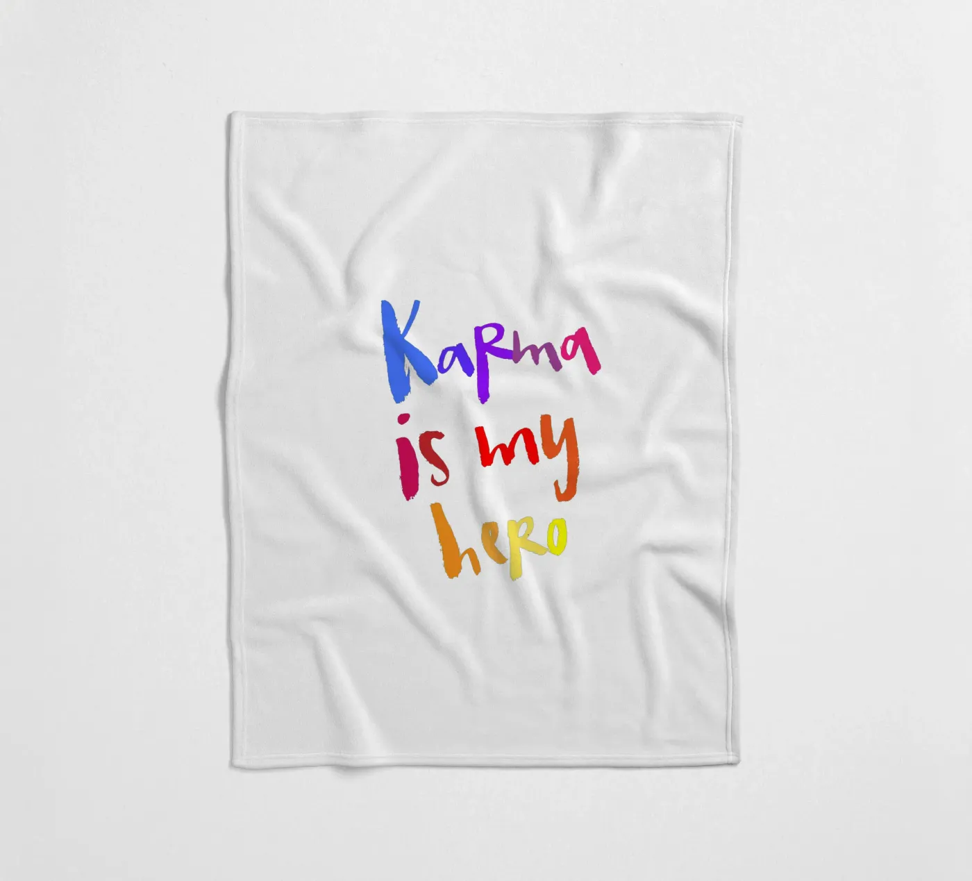 Karma fleecedeken van Brushmeetspaper