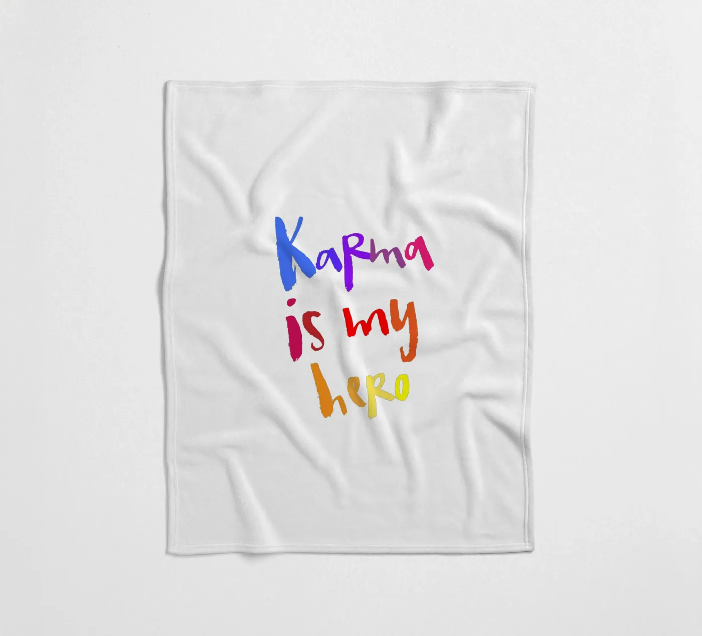 Karma Fleecedecke von Brushmeetspaper