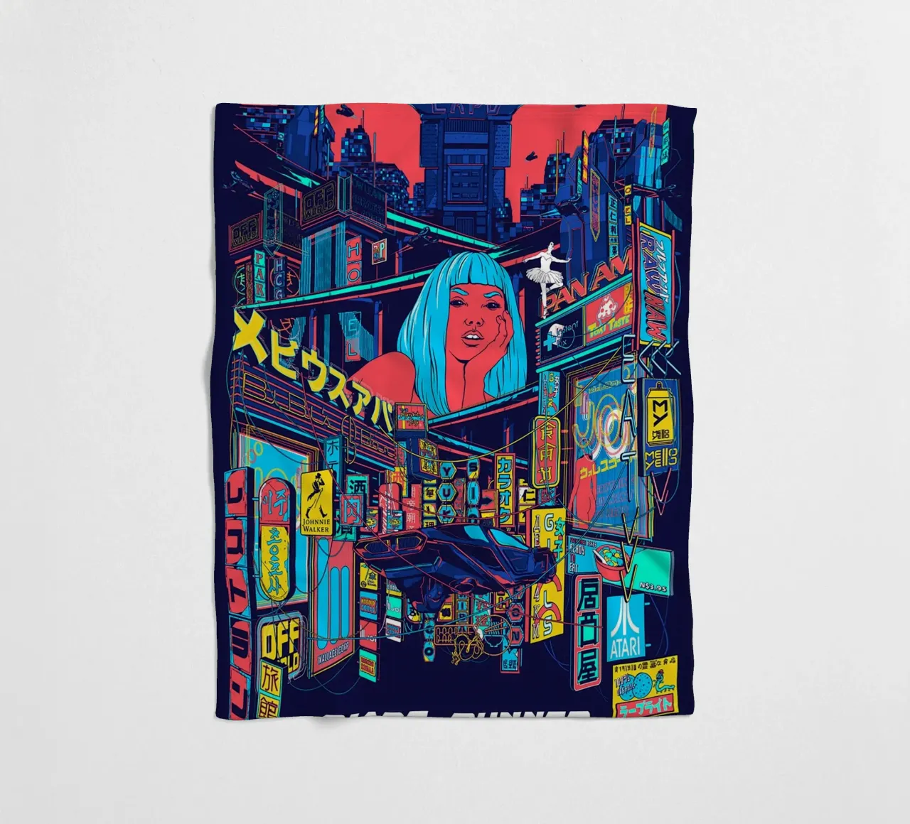 Blade Runner 2049 coperta in pile da Attaboy Dsgn