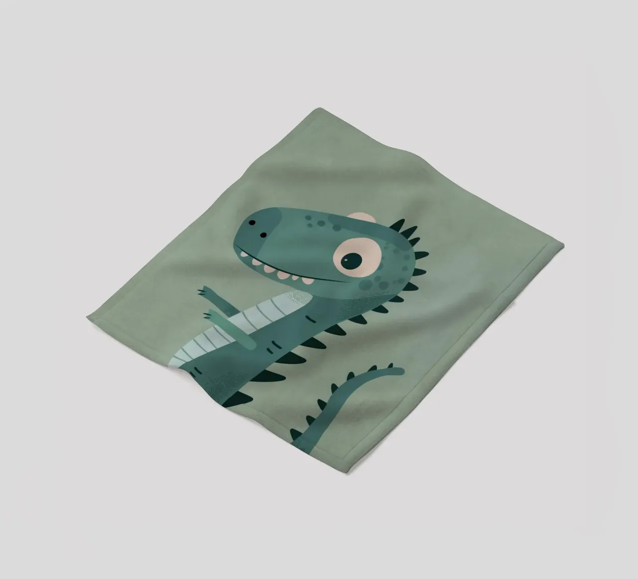 Boho Nursery 9 Dinosaur 1 coperta in pile da Boho Print Collection