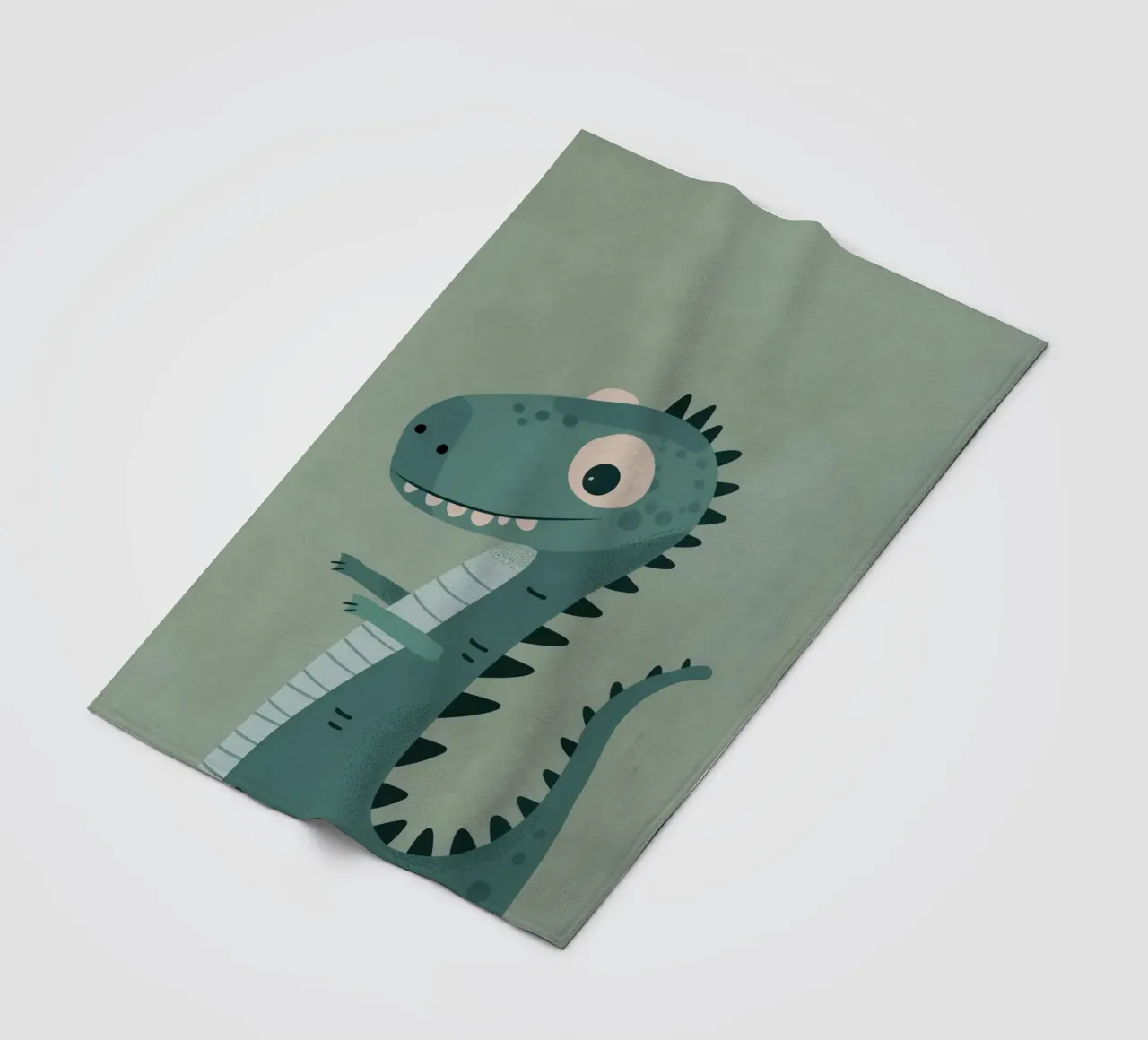 Boho Nursery 9 Dinosaur 1 coperta in pile da Boho Print Collection