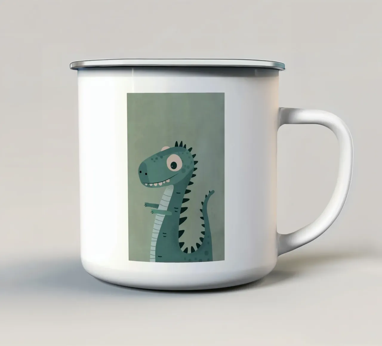 Boho Nursery 9 Dinosaur 1 emaille mok van Boho Print Collection