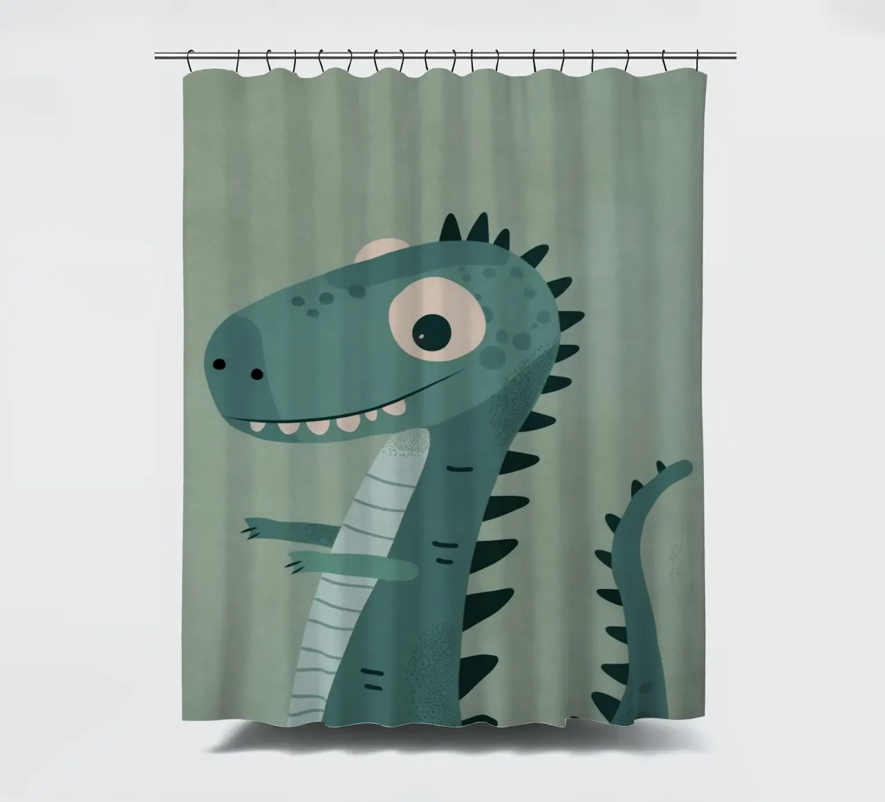 Boho Nursery 9 Dinosaur 1 tenda da doccia da Boho Print Collection