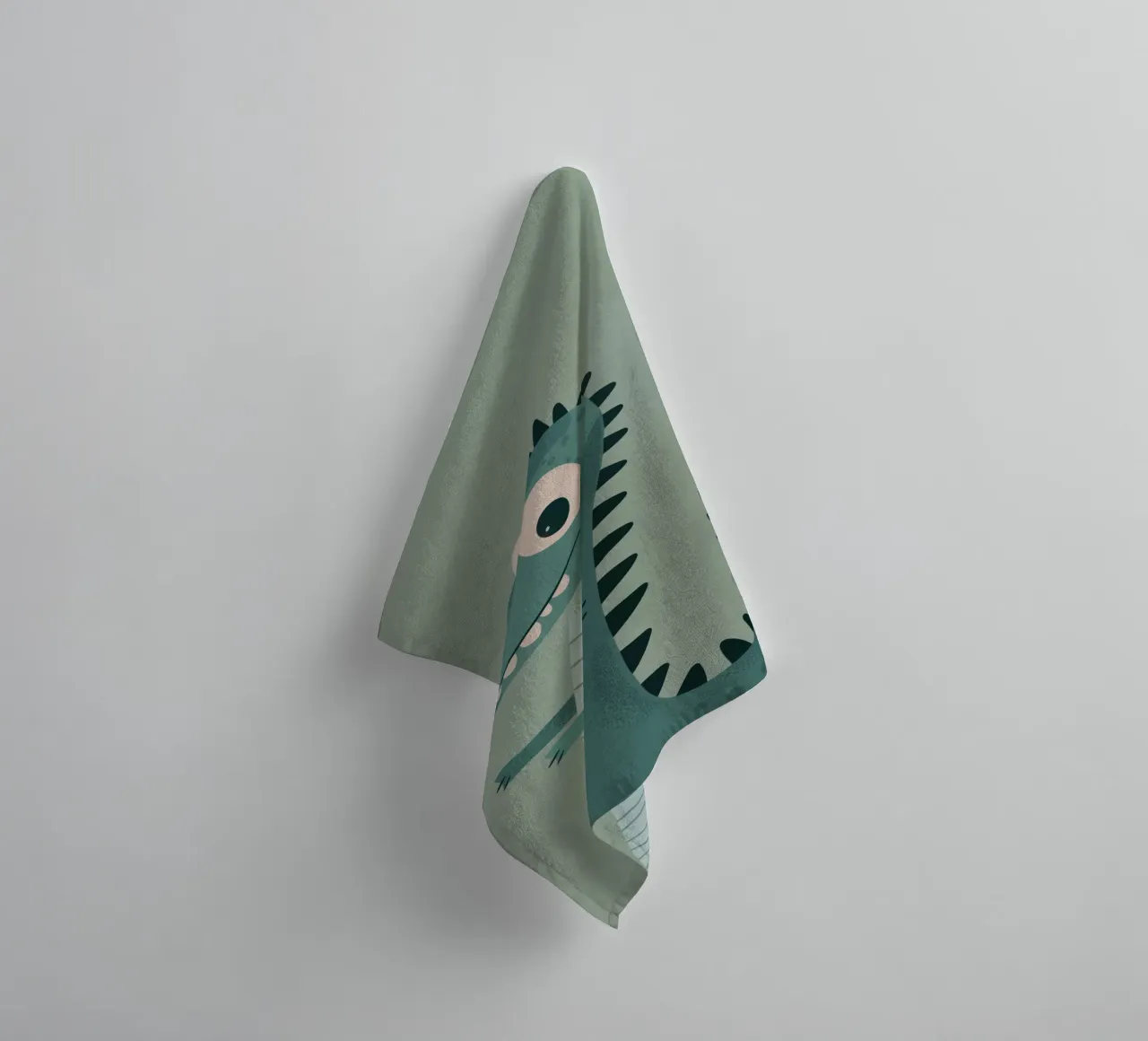 Boho Nursery 9 Dinosaur 1 asciugamano da bagno da Boho Print Collection