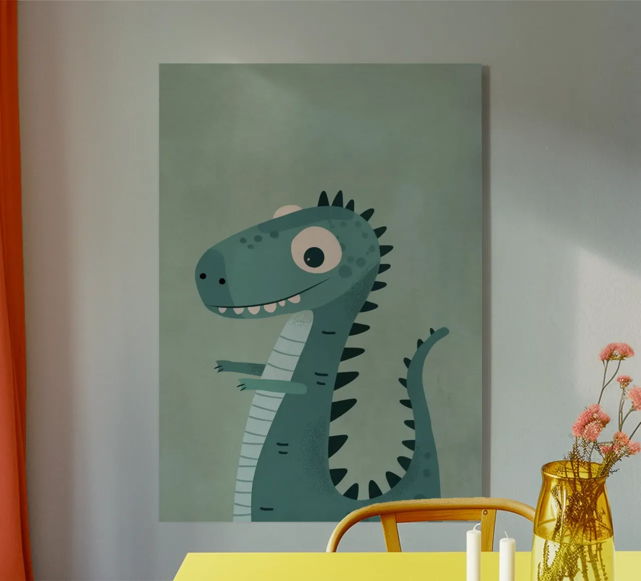 Boho Nursery 9 Dinosaur 1 plexiglass da Boho Print Collection