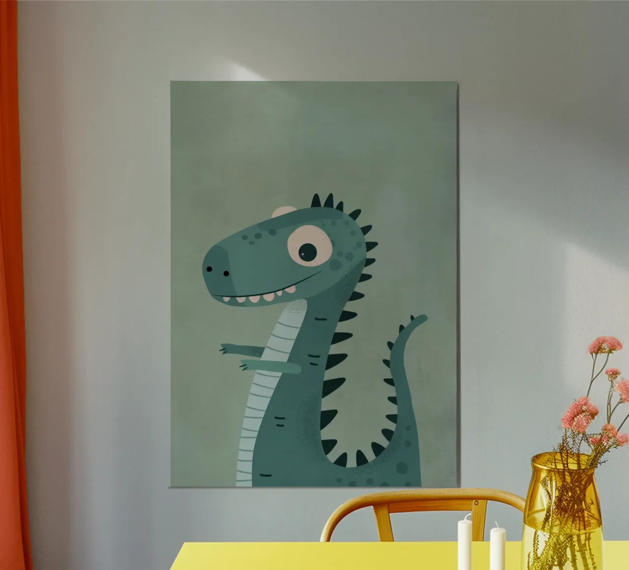 Boho Nursery 9 Dinosaur 1 carta hahnemühle da Boho Print Collection