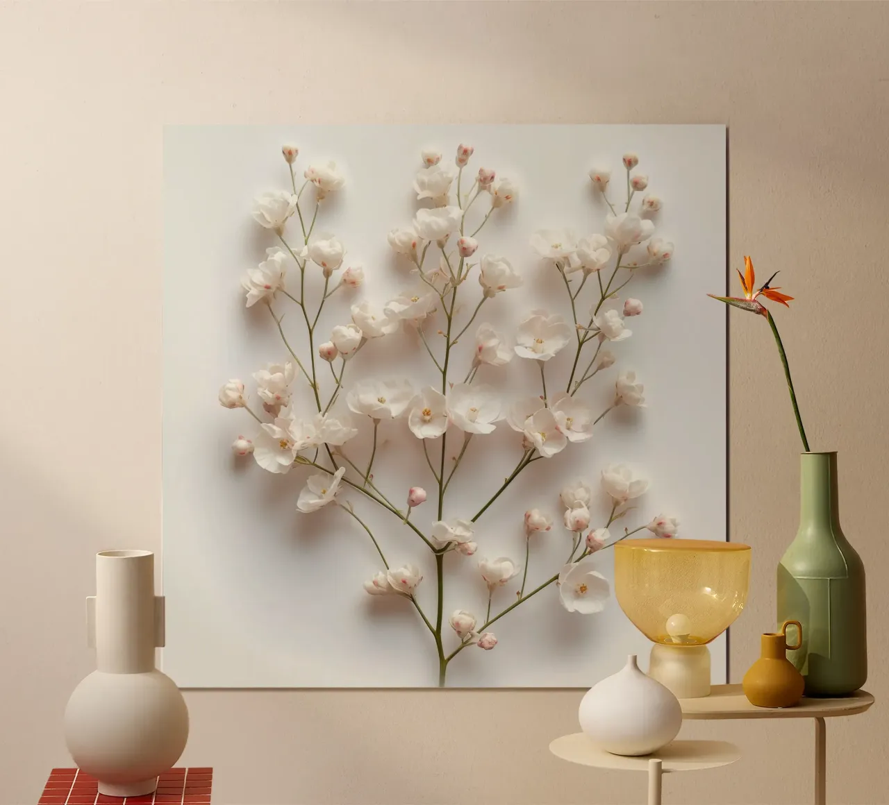 Gypsophile Fleur d'haleine de bébé 4 poster de Bold Blooms