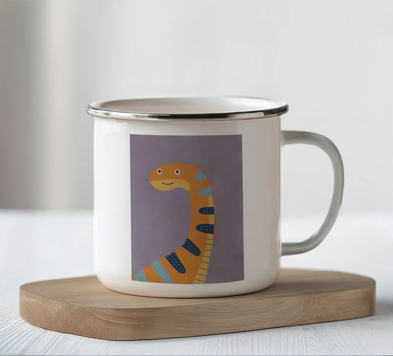 Boho Nursery 9 Dinosaur 2 tazza in smalto da Boho Print Collection
