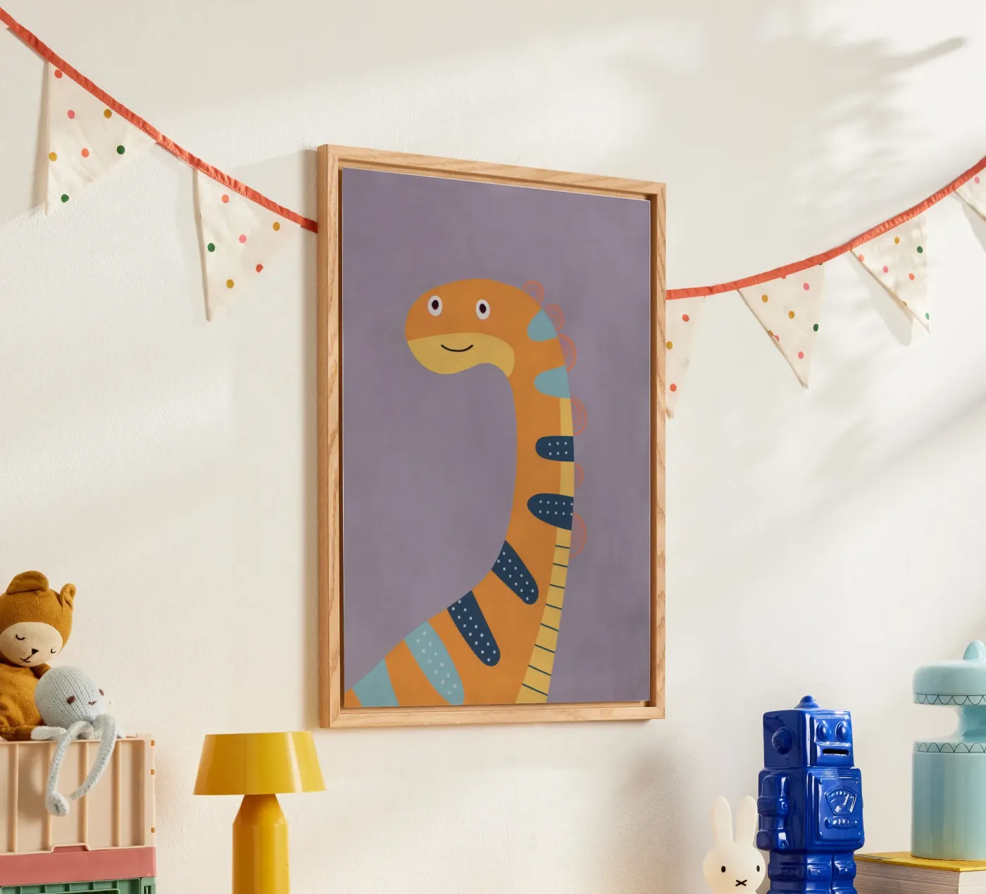 Boho Nursery 9 Dinosaur 2 plexiglass da Boho Print Collection