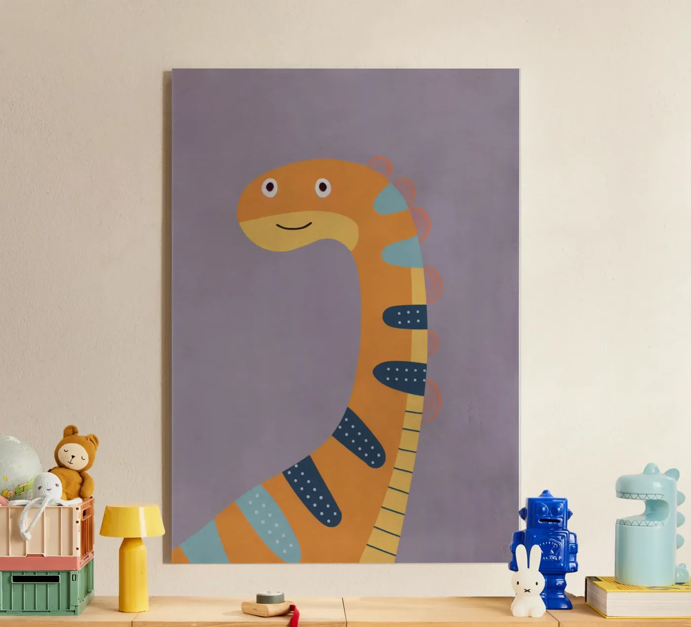 Boho Nursery 9 Dinosaur 2 plexiglass da Boho Print Collection