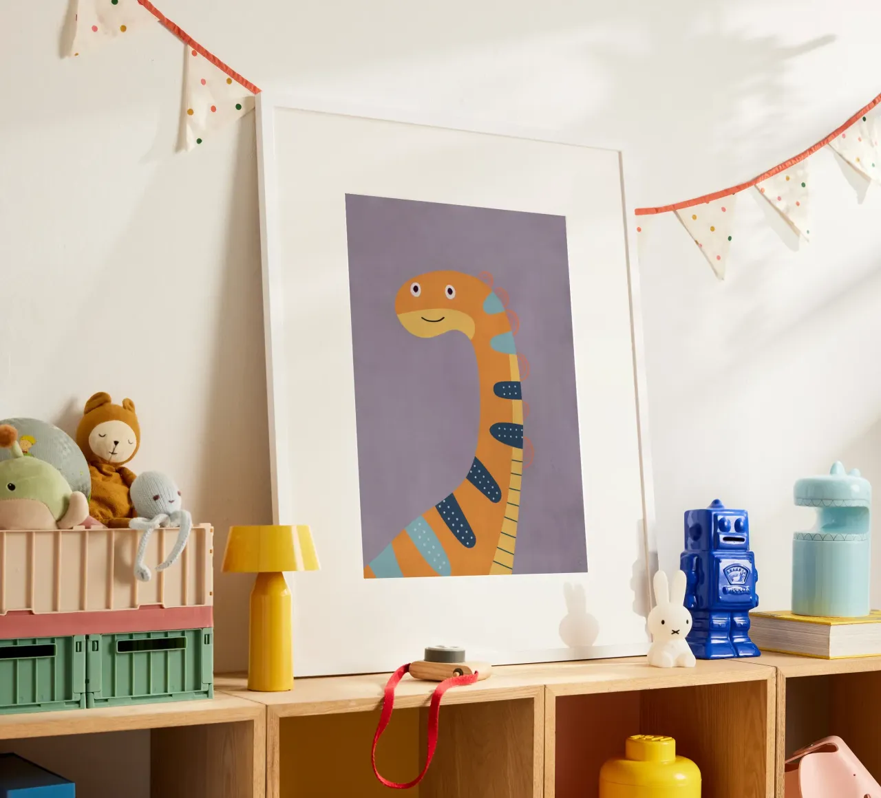 Boho Nursery 9 Dinosaur 2 poster da Boho Print Collection