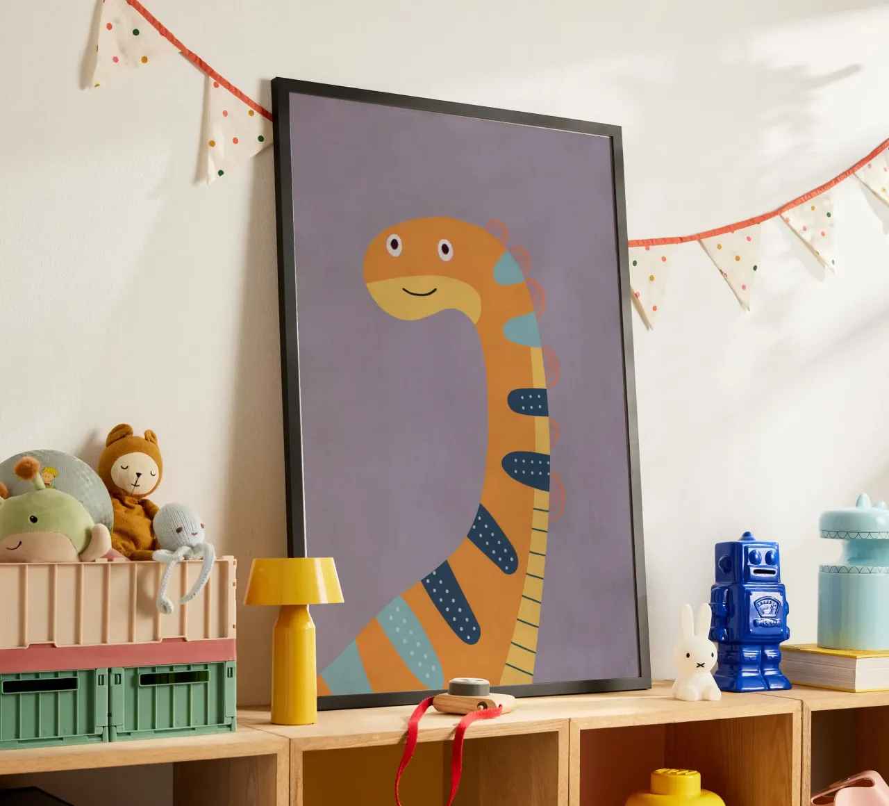 Boho Nursery 9 Dinosaur 2 poster da Boho Print Collection