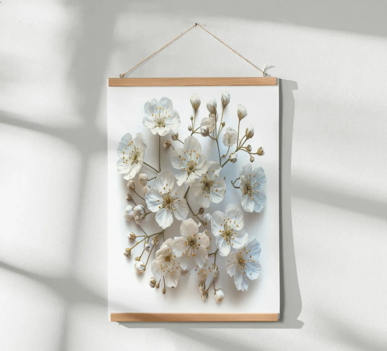 Gypsophile Fleur d'haleine de bébé 1 poster de Bold Blooms