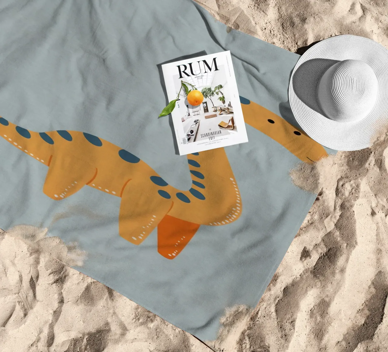 Boho Nursery 9 Dinosaur 3 telo mare da Boho Print Collection