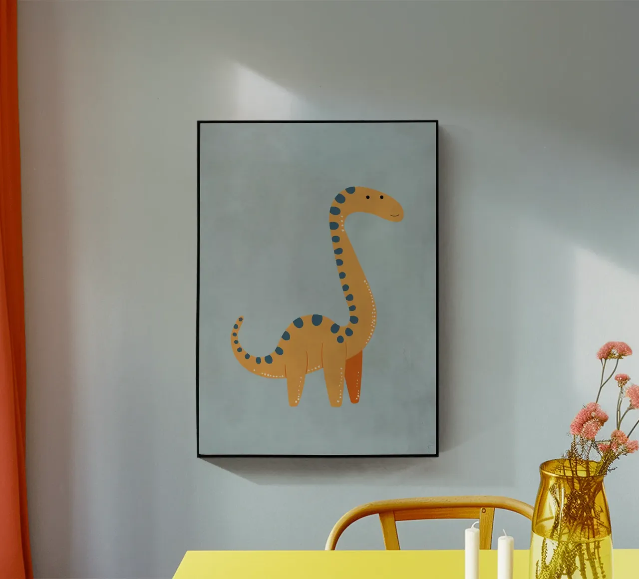 Boho Nursery 9 Dinosaur 3 plexiglass da Boho Print Collection