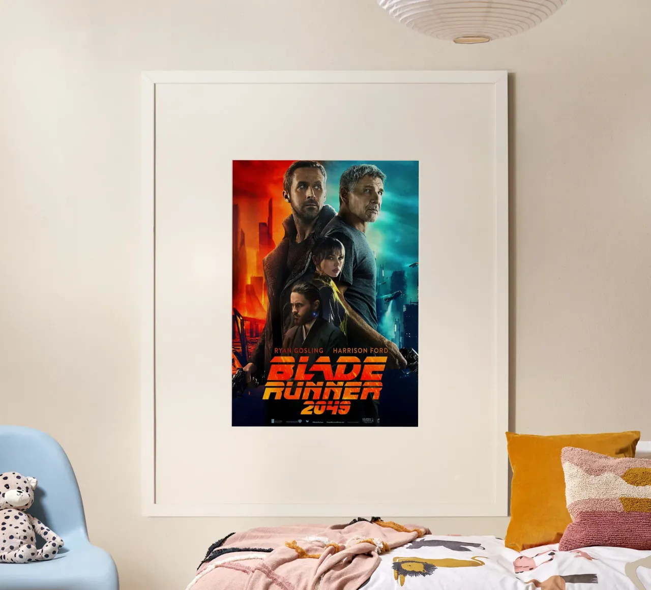 Blade Runner 2049 poster con telaio in legno da Attaboy Dsgn