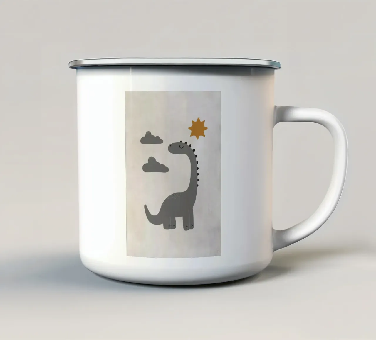 Boho Nursery 9 Dinosaur 4 tazza in smalto da Boho Print Collection
