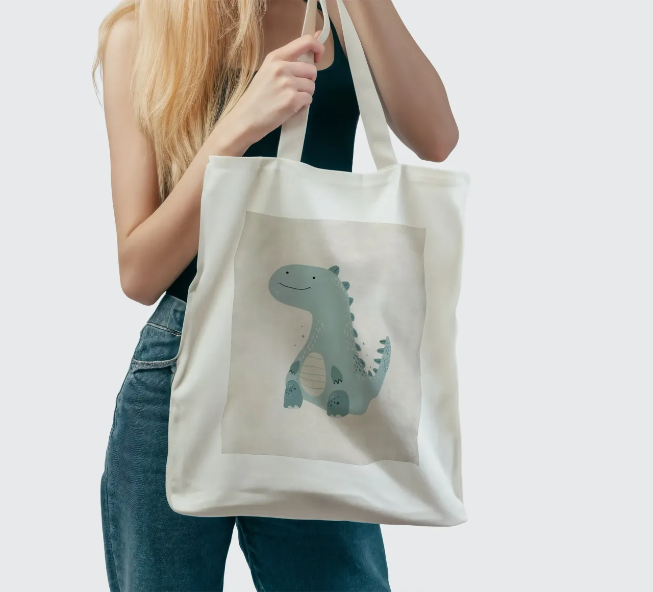 Boho Nursery 10 Dinosaur 1 borsa in juta da Boho Print Collection